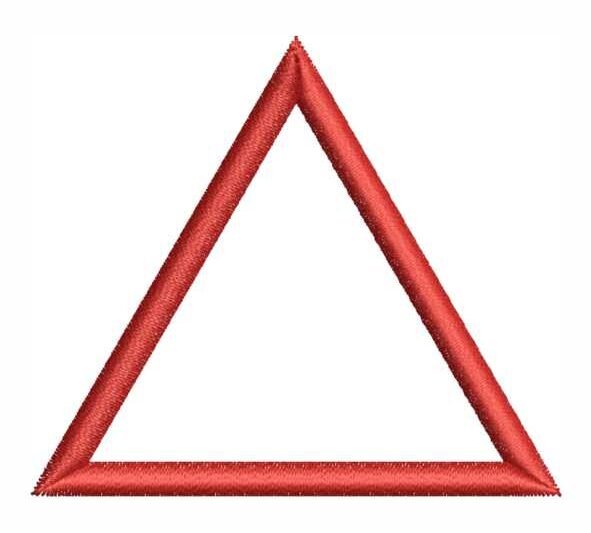 Matriz de Bordado Triângulo 000259