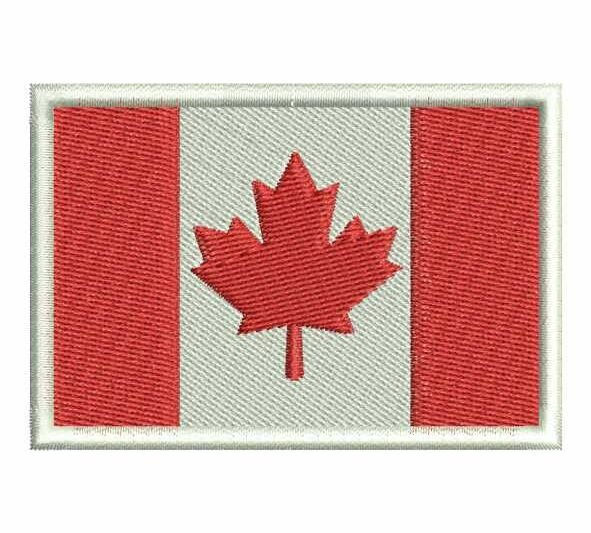 Matriz de Bordado Bandeira do Canada 000375