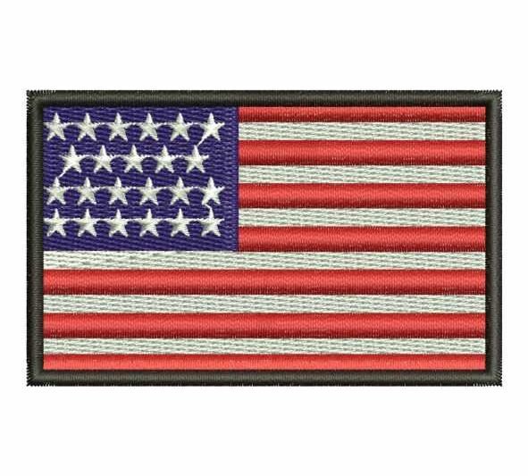 Matriz de Bordado Bandeira dos Estados Unidos 000377