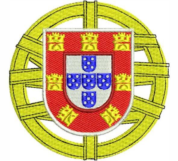 Matriz de Bordado Bandeira de Portugal 000385
