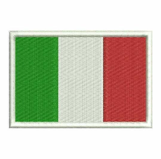 Matriz de Bordado Bandeira da Itália 000019