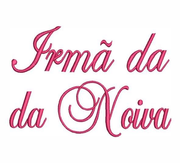 Matriz de Bordado Irmã da Noiva 000028