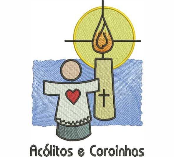 Matriz de Bordado Acólitos e Coroinhas 000056
