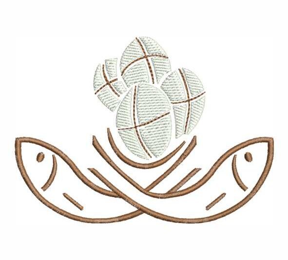 Matriz de Bordado Liturgia Litúrgico Eucaristia 000060