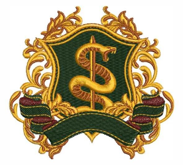 Matriz de Bordado Medicina Brasão 000068
