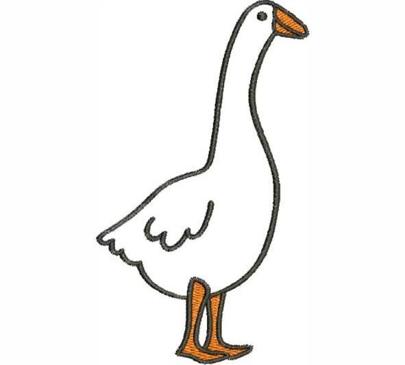 Matriz de Bordado Patinho Pato 000095
