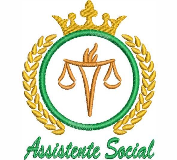 Matriz de Bordado Assistente Social 000104