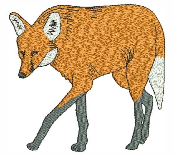 Matriz de Bordado Lobo Guara 000108