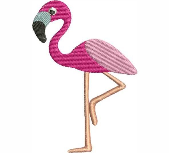 Matriz de Bordado Flamingo 000115