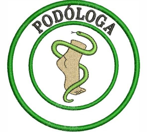Matriz de Bordado Podologia Podóloga 000164