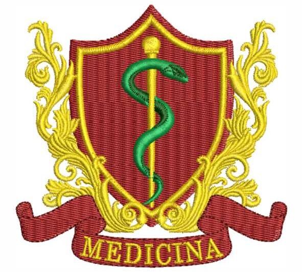 Matriz de Bordado Medicina 000190