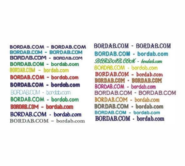Matriz de Bordado Modelos de Letras 000220