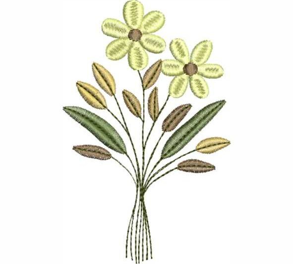 Matriz de Bordado Ramo de Flores 000328