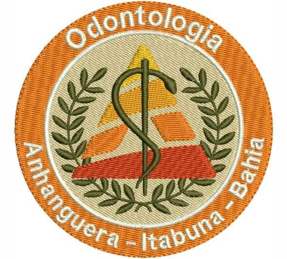 Matriz de Bordado Odontologia Anhanguera Itabuna Bahia 000350
