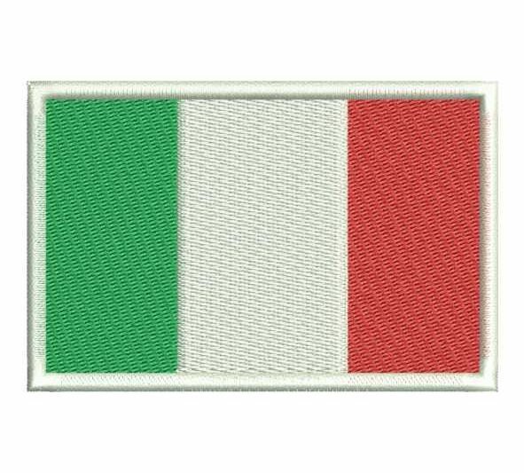 Matriz de Bordado Bandeira da Itália 000359
