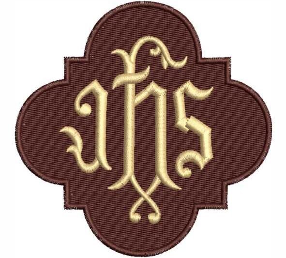 Matriz de Bordado IHS Jesus 000368