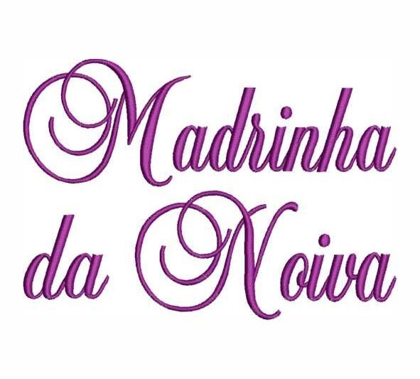 Matriz de Bordado Madrinha da Noiva 0000026