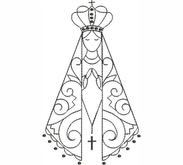 Matriz de Bordado Nossa Senhora Aparecida 0000064